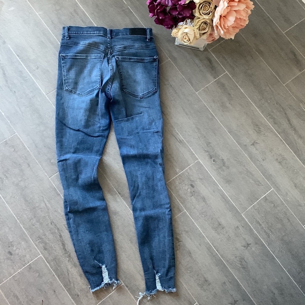 Express denim Perfect ankle legging high rise size 4 - Picture 6 of 10